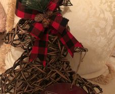 Lumineo Rattan Christmas Tree