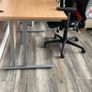 1200 Beech Straight Office Desk & Chair Image 3