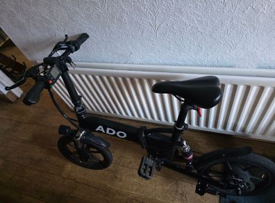 Foldable Electric Bicycle 3 Yrs Old Barely Used Great Condition ADO A16
