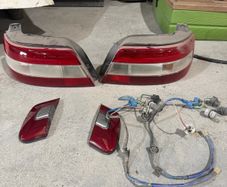 gt starlet rear lights with reflectors and bulb loom