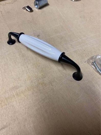 White Ceramic Handles (Brand New)