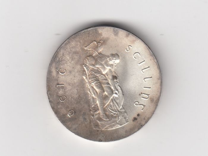 Ireland, Pearse 10/-, 1966, 83.3% silver coin, (no 458)