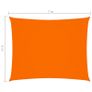 Sunshade Sail Oxford Fabric Rectangular 6x7 m Orange Image 5