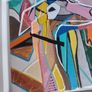 Original Painting of a Dog Framed Original Abstract Painting of Dog  Fauvist Art Figurative Art Image 6