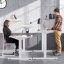 NEW SALE Electric Standing Desk 120 x 60cm, Height Adjustable Desk Stand Up Desk for Home Office, Sit Stand Desk Adjustable Image 5