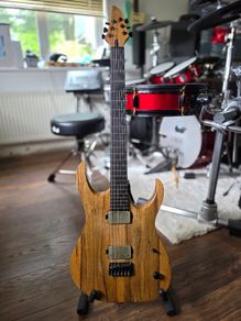 Mayones Duvell Elite 6 Black Limba - Bare Knuckle