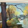 Dublin canal scene painting Image 9