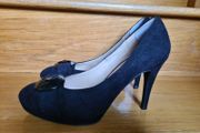 black high heels