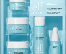 SKIN Hydrated Ever After Skincare Mini Kit, Cleanser, Makeup Remover, Moisturiser & Eye Cream For Hydrating Skin, Airplane-Friendly Sizes