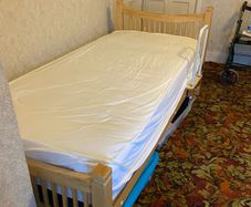 3ft pine bed and mattress