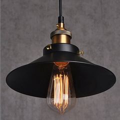 NEW SALE | Retro Pendant Light Shade Vintage Industrial Ceiling Lighting LED Restaurant Loft Black Lamp Shade Kitchen Coffee-Shop Chandelier E27 Base