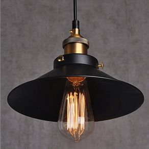 NEW SALE | Retro Pendant Light Shade Vintage Industrial Ceiling Lighting LED Restaurant Loft Black Lamp Shade Kitchen Coffee-Shop Chandelier E27 Base