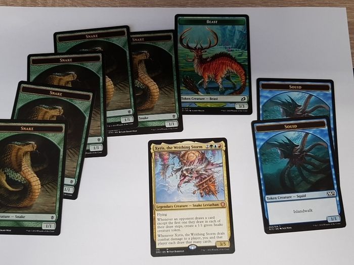 Magic The Gathering Commander Deck Xyris snakes