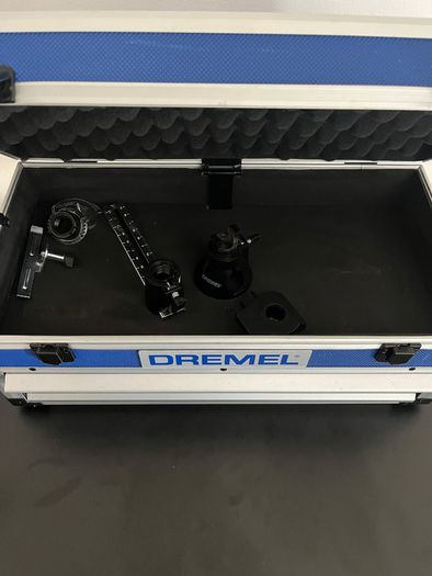 Dremel box with drawer and accessories