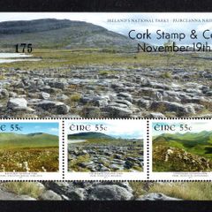 2011 Cork Stamp and Coin Exhibition 19th November 2011 Exhibition Miniature Sheet on National Parks Commemorative Stamp Miniature Sheet Mint Never Hinged (MNH) No 175