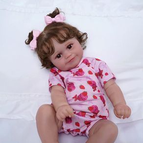 Reborn Dolls - 20-Inch Handmade Reborn Babies Soft Cloth Body, Adorable Smiling Lifelike Baby Dolls with Feeding Kit