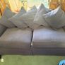 navy blue 3 seater sofa Image 6