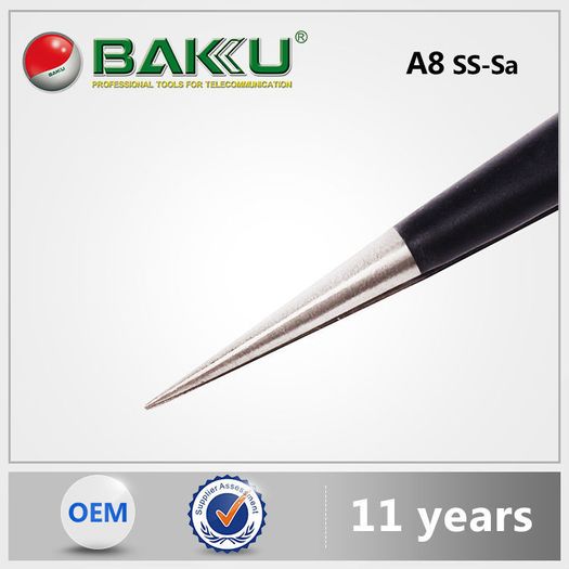 Baku Ultra-Fine Point Stainless Steel Precision Tweeze