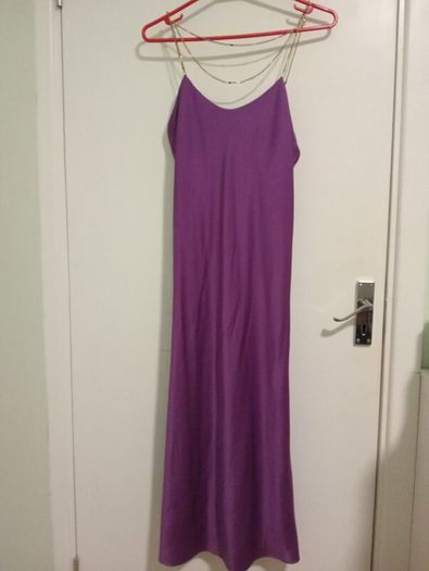 Purple long dress