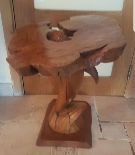 Wood Carved Table