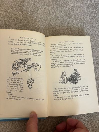 Vintage Winnie The Pooh 1974 Book