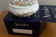Aynsley cottage garden trinket box with lid