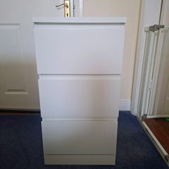 Ikea Malm chest of 3 drawers