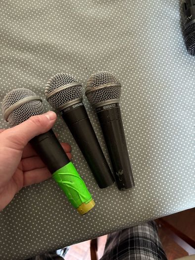 Shure SM85 x 3