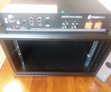 Pylontech US2000 2.4kWh Lithium Solar Battery + Lockable 19" Server Cabinet & Cables