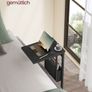 Side Table C-Shape with Storage Bag Cream White Image 3