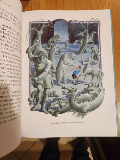 The Chronicals Of Narnia Compilation.  2 Books In Presentation Folder. Large Volume Hardback In Very Good Condition.