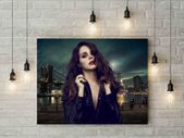 Lana Del Rey picture printed on 3mm foamex board printed picture wall board for kids room wall decor