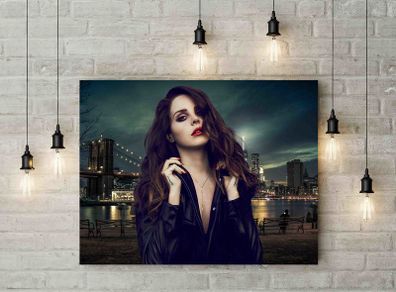 Lana Del Rey picture printed on 3mm foamex board printed picture wall board for kids room wall decor