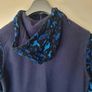 Nike camo full zip hoodie size medium ptp 22" navy in good condition Image 6