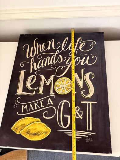 Decorative Canvas - Lemon Gin&Tonic