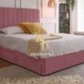 King Velvet Bed Image 3