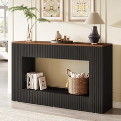 Modern Console Table, 140 x 30 x 85 cm, Hallway Table, Hallway Furniture, Narrow Sofa Table with Storage