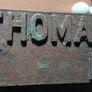 vintage extra large cast sign Thomas Smith Image 2