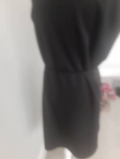 black scuba dress