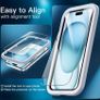 Screen Protector for iPhone 15 Plus 6.7-Inch, Tempered Glass Film with Easy Installation Tool, Case-Friendly, HD Clear, 3-Pack Image 5