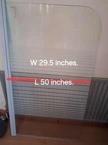 Over bath shower screen