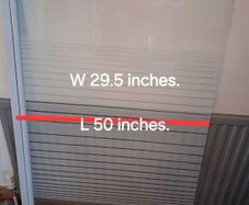 Over bath shower screen