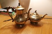 brass tea pots