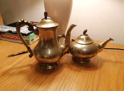 brass tea pots