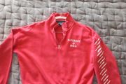 Red Size S- Superdry Half Zip Sweatshirt