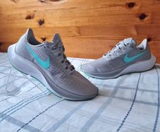 2019 nike air zoom pegasus 37 Size 4.5 eu 38 grey/blue in excellent condition