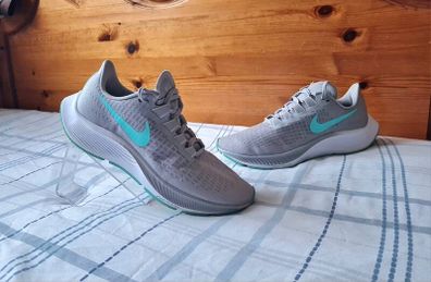 2019 nike air zoom pegasus 37 Size 4.5 eu 38 grey/blue in excellent condition