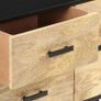 Sideboard 110x33x64 cm Solid Mango Wood Image 2
