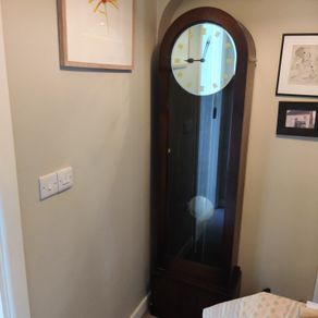 grandfather clock 1950's style