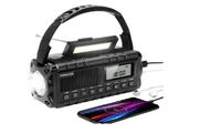 Crank Radio with Solar &amp; Hand Crank, Emergency Radio with 20,000 mAh Power Bank, Outdoor, Camping &amp; Survival, AM/FM Radio with LCD Display